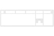 Tastaturen - HyperX Alloy Rise (100%) - Top Plate - White - Gaming Tastatur - Full-Size - Weiss - 85U09AA