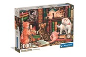 Puzzle - Clementoni Puzzle 1000 Pcs CB Curious Whiskers - 37107
