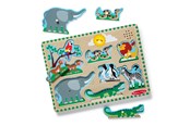Puzzle - Melissa & Doug Sound Puzzle Zoo Animals - 727/50215