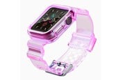 Smartwatch - Accessories - Hurtel Silicone Band Strap Bracelet Case Strap Light Set for Apple Watch 38mm - Red - 5907769331824