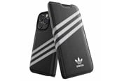 Handys - Cover & Cases - Adidas OR Booklet Case PU for iPhone 14 Pro - Black and White - 8718846100205