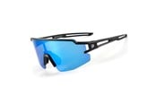 Fahrrad-Zubehör - Rockbros Polarized Cycling Glasses with UV Protection and Corrective Insert Blue Lenses - Black - 8386824303803