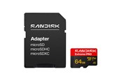 Speicherkarten - SANDISK Extreme PRO microSD/SD - 200MB/s - 64GB - SDSQXCU-064G-GS6MA