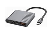 USB-Hubs - Gembird 3-Port USB-C USB-Hubs - USB 3.2 - 3 - Grau - A-CM-COMBO3-05