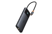 USB-Hubs - Baseus Metal Gleam II 10in1 HDMI USB-A USB-C RJ45 SD/TF Hub - Gray USB-Hubs - B00061800123-01