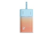 Powerbank (Akku) - Baseus Popsicle 5200mAh 20W Powerbank with Built-in Lightning Cable (+ White Simple USB-C - USB-C 60W/20V/3A/30cm Cable) - Blue-Orange Powerbank (Akku) - 5200 mAh - P10055601713-00
