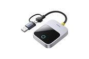Handys - Anderes Zubehör - Baseus SafeJourney Series Wireless CarPlay Adapter - Gray - C10745100813-00