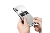 Handys - Anderes Zubehör - Baseus self-adhesive card case for phone documents gray (ACKD-B0G) - ACKD-B0G