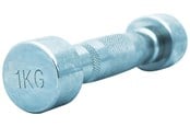 Sport & Fitness - TITAN LIFE PRO Chrome Dumbbell 1 kg - 400-800714