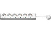 Stromkabel (Extern) - Pro 6-Way Power Strip 5 m white 5 m - 6x safety soc - 4040849388408