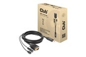 Display Kabel - Club 3D adapter cable - HDMI / VGA / audio - 2 m - CAC-1712