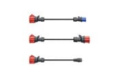 Aufladen von Elektroautos - go-e Gemini flex 22 kW adapter set CEE red 16 A CEE blue 16 A EU plug - CH-04-09