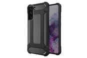 Handys - Cover & Cases - Hurtel Hybrid Armor Case Tough Rugged Cover for Samsung Galaxy S22+ (S22 Plus) Black - 5907769337376