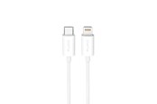 USB Kabel - Puro TPE 20W USB-C - Lightning 2m cable - white - PUCAPLTC20W2MTWHI