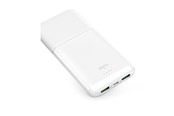 Powerbank (Akku) - Puro Powerbank DAILY 10 PLUS 10000mAh 2x USBA / 1x USB-C 22.5W - White - 10000 mAh - PUFCBB100P3WHI