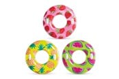 Wasserspielzeug - Intex Tropical Fruit Schwimmreifen, 3 sort., 107 cm - 56261
