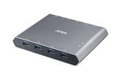 KVM Switches - ATEN Duo Flex US3311 - KVM / audio / USB switch - 4 ports - US3311-AT-G
