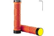 Fahrrad-Zubehör - Rockbros 40720007004 Bicycle Grips with Reflector – Orange - 40720007004