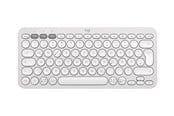 Tastaturen - Logitech Pebble Keys 2 K380s Wireless Keyboard - Tonal White - Tastaturen - Deutsch - Weiss - 920-011796