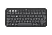 Tastaturen - Logitech Pebble Keys 2 K380s Wireless Keyboard - Tonal Graphite - Tastatur - 60% - Englisch (UK) - Grau - 920-011843