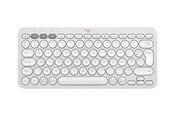 Tastaturen - Logitech Pebble Keys 2 K380s Wireless Keyboard - Tonal White - Tastatur - 60% - Französisch - Weiss - 920-011804