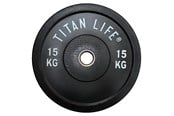 Sport & Fitness - TITAN LIFE PRO Bumper Plate Rubber 15 kg - 400-800007
