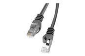 Netzwerk - Kabel - Lanberg patch cable - 1 m - black RAL 9004 - Schwarz - 1m - PCF6-10CC-0100-BK