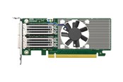 Netzwerkadapter (Netzkarte, Druckserver, u.s.w.) - QNAP QXG-100G2SF-BCM - network adapter - PCIe 4.0 x16 - 100 Gigabit QSFP28 x 2 - QXG-100G2SF-BCM