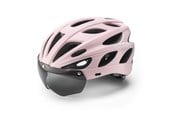 Fahrrad-Zubehör - Rockbros Bike Helmet with Visor Detachable UV Goggles Detachable Visor Unisex - Pink - 8386824304084