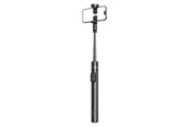 Handys - Anderes Zubehör - Wozinsky Selfie stick  WRZP1 with automatically extendable legs tripod function 1.7m - black - 5907769372575