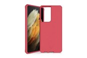 Handys - Cover & Cases - ITSKINS FERONIABIO cover for Samsung Galaxy S21 Ultra 4G / 5G®. Red - SGU3-SPBIO-REDD