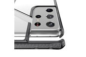 Handys - Cover & Cases - ITSKINS  HYBRID CLEAR cover for Samsung Galaxy S21 Ultra 4G / 5G®. Black and transparent - SGU3-HBMKC-BKTR