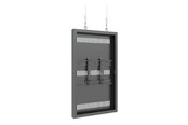 Wandhalterungen, AV-Halterungen & AV-Möbel - Multibrackets M Pro Series enclosure - Slim - for digital signage display - wire small universal theft protect - black - Max 40 kg - recommended for 43" - 7340234811458