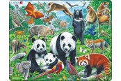 Puzzle - Larsen Puzzles Puzzle Chinese wildlife - 56 pieces Maxi (36.5x28.5 cm) Boden - FH43
