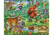 Puzzle - Larsen Puzzles Puzzle Jungle Animals - 20 pieces Maxi (36.5x28.5 cm) Boden - FH24