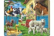 Puzzle - Larsen Puzzles Puzzle Farm animals - 23 pieces Maxi (36.5x28.5 cm) Boden - FH23