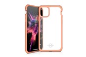 Handys - Cover & Cases - ITSKINS HYBRID SOLID cover for iPhone 11 Pro / XS / X®. Plain coral and transparent - APXE-HYBSO-PCTR