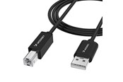 USB Kabel - Wozinsky WKDDY3S USB-B - USB-A 480Mb/s Cable 2m - Black - 5907769376634
