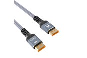 Display Kabel - Wozinsky WPS-16AYL1S DisplayPort 2.1 Cable 80Gb/s 16K@60Hz 8K@120Hz 4K@240Hz HDR HDCP DSC 1m - Black - 5907769376689