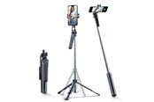 Handys - Anderes Zubehör - Wozinsky Selfie stick WC1Y70S telescopic tripod 1.7m with phone holder - black - 5907769384554