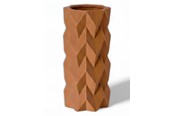 Einrichtung - Simiu TESSURA - Vase - 17cm - Caramel - 5714255011630