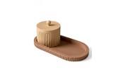 Einrichtung - Simiu ROYAL TRAY - Beige/Mocha - 21cm - 5714255011692