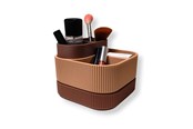 Einrichtung - Simiu STACKSEY CUBE - Makeup Stand - Mocha/Beige - 13 x 16cm - 5714255012002