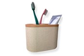Einrichtung - Simiu Wall-mounted Toothbrush Holder - Marble/Beige - 5714255012057