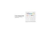 Smart-Home - Miboxer Fjernbetjening - RGB-CCT - 3V - 4 Zoner - 4038816148001