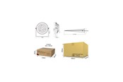 Smart-Home - Miboxer Havelampe - 15W - RGB-CCT - 2.4GHz RF Zigbee 3.0 - IP66 - 24V - 4038816251374