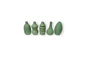 Einrichtung - Simiu MINI VASES - 8 cm - 5 pcs - Dusty Green - 5714255012460