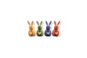 Einrichtung - Simiu LUNARI - Easter bunnies in mixed colors - 4pcs - 10 cm - 5714255012491