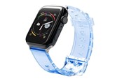 Smartwatch - Accessories - Hurtel Silicone Strap Bracelet Bracelet Strap Light for Apple Watch 42 / 44 mm - Blue - 5907769332739