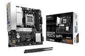 Mainboard - ASRock B850M Rock WiFi Mainboard - AMD B850 - AMD AM5 - DDR5 RAM - Micro-ATX - 90-MXBU70-A0UAYZ